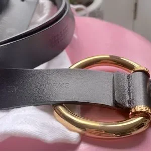 Versace Medusa Aeternitas Leather Belt VERSACE Gold/Black Heritage Medusa Buckle Reversible Leather  main image 3